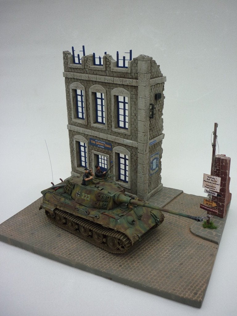 RT-Diorama 35197 Diorama-Base: &amp;quot;Street Corner&amp;quot; 1/35 – imagen 8