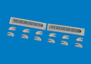 Eduard 6481060 P-40 exhaust stacks rounded PRINT Eduard 1/48 – imagen 4