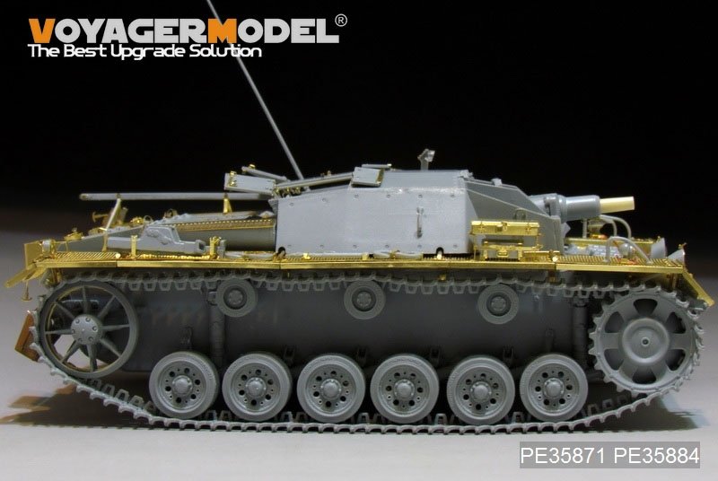 Voyager modèle PE35871 WWII allemand StuG.III Ausf.C/D Basic pour DRAGON 1/35  – image 8