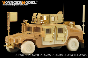 Modèle Voyager PEA245 Famille HUMVEE/DUMVEE moderne Roues Super Swaper avec roue de secours (GP) 1/35 – image 6