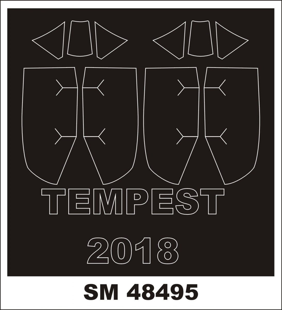 Montex SM48495 Tempest V EDUARD 1/48