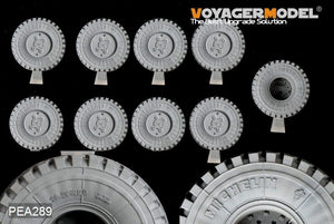 Voyager Model PEA289 Modern US Army M1070 Road Wheels (9PCES) (For hobby boss) 1/35 – imagen 2