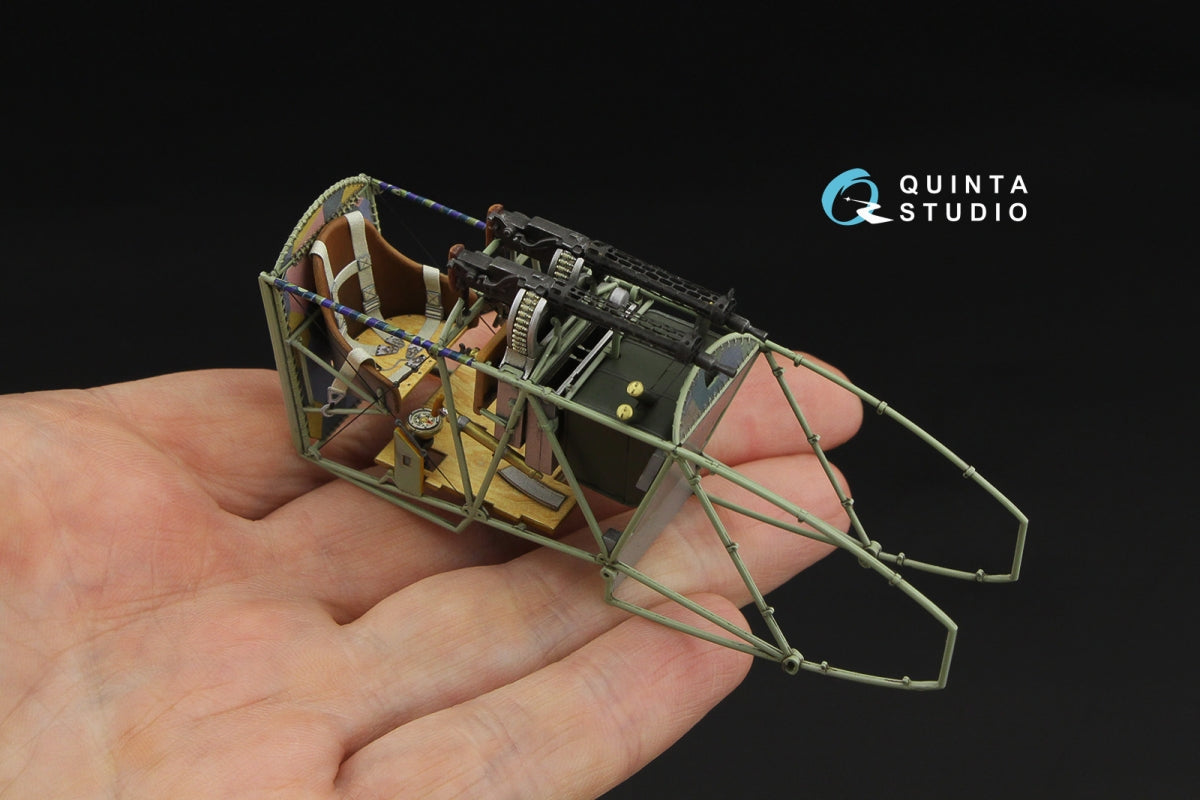 Intérieur imprimé en 3D et coloré pour Fokker D.VII (Wingnut Wings) - Quinta Studio QD32239, échelle 1/32 – image 8