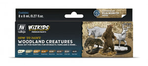 Vallejo 80254 Wizkids Woodland creatures Set 8x8ml