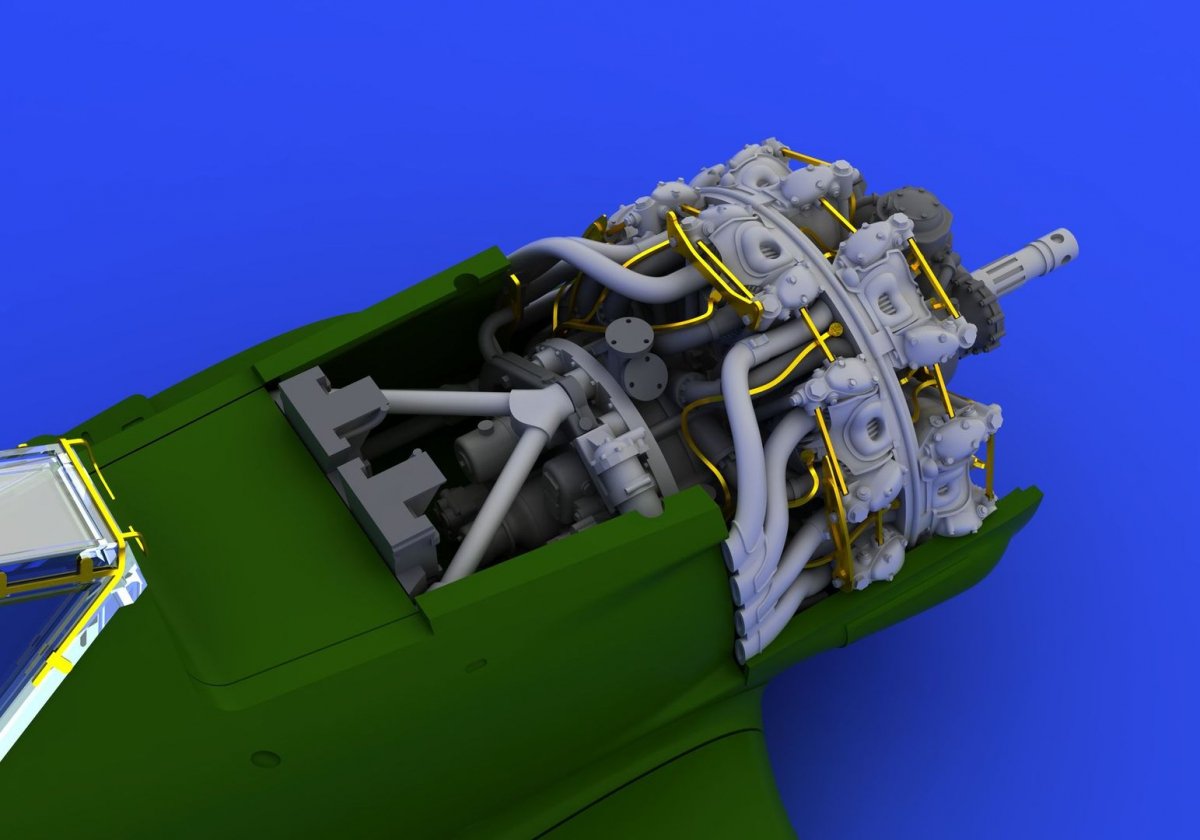Eduard 672082 Fw 190A-8 engine 1/72 (EDUARD) – image 2
