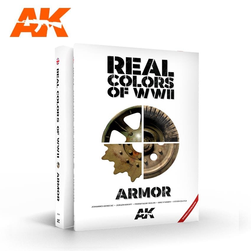 AK Interactive AK299 REAL COLORS OF WWII ARMOR – NEW 2ND EXTENDED &amp;amp; UPDATED VERSION (EN)