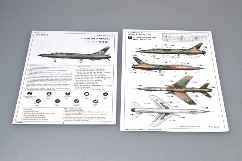 Trumpeter 01618 F-105G THUNDERCHIEF 1/72 – imagen 3