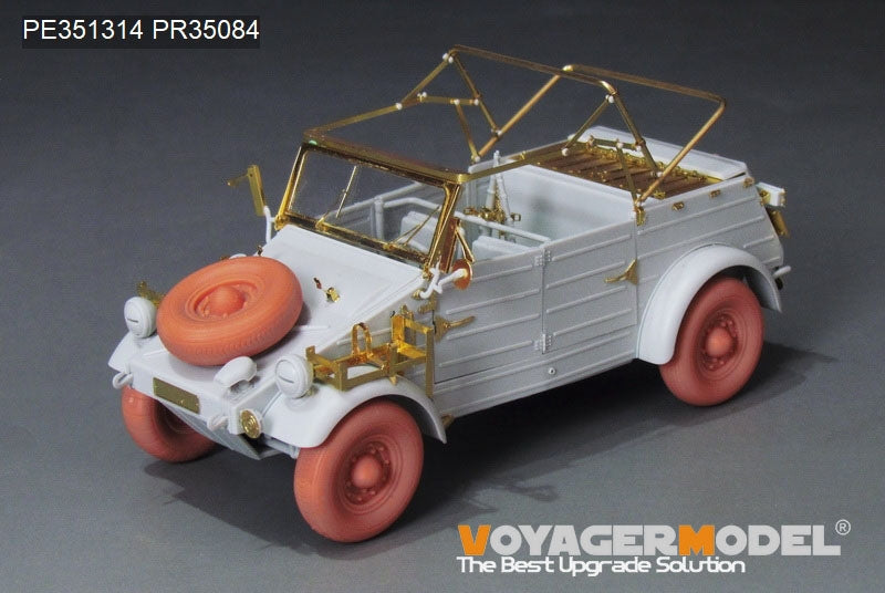 Voyager Model PE351314 WWII German Kubelwagen Type 82 Africa Troop Version Upgrade Set For MENG VS-015 1/35 – imagen 7