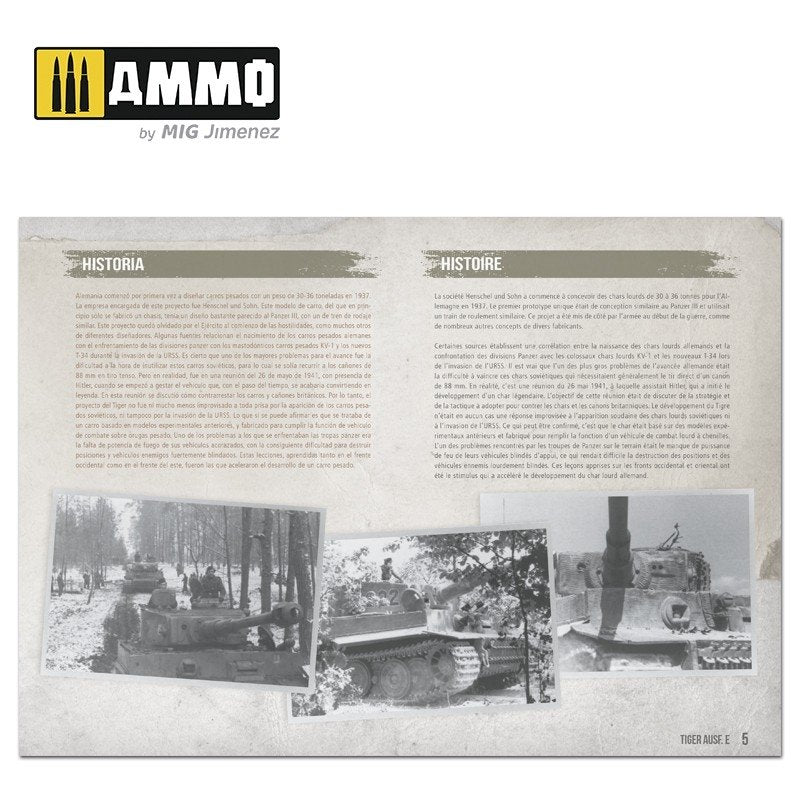 AMMO of Mig Jimenez 6024 Tiger Ausf.E – VISUAL MODELERS GUIDE (MULTILINGUAL) – imagen 2