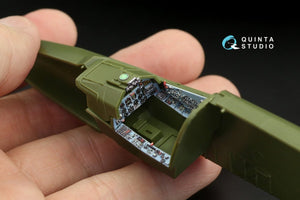 Quinta Studio QDS-48249 Su-25 3D-Printed &amp;amp; colored Interior on decal paper (Zvezda) 1/48 – imagen 4