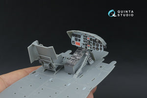 Intérieur imprimé en 3D et coloré pour UH-1B (Trumpeter) de Quinta Studio QDS-35158 (petite version) à l&amp;#39;échelle 1/35 – image 8