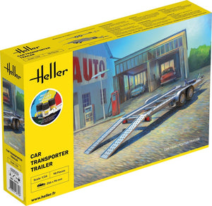 Heller 56774 Remorque de transport de voitures - Kit de démarrage 1/24