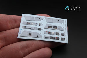 Quinta Studio QD48101 EMB-314 Super Tucano 3D-Printed &amp;amp; coloured Interior on decal paper (for HobbyBoss kit) 1/48 – immagine 9