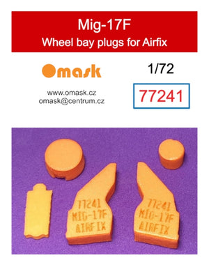 Omask 77241 Mig-17F wheel bay plugs (for Airfix) 1/72