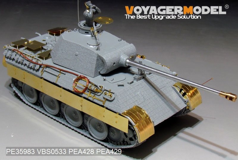 Voyager Model PE35983 WWII German Panther D Tank Late version Basic For TAKOM 2104 1/35 – imagen 11