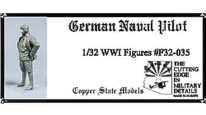 Maquette Copper State Models F32-035 Pilote de la marine allemande 1/32