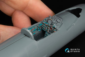 Quinta Studio QD+48577 MiG-21MF Fishbed-J (Moscow plant) 3D-Printed &amp;amp; coloured Interior on decal paper (Eduard) (with 3D-printed resin parts) 1/48 – zdjęcie 10