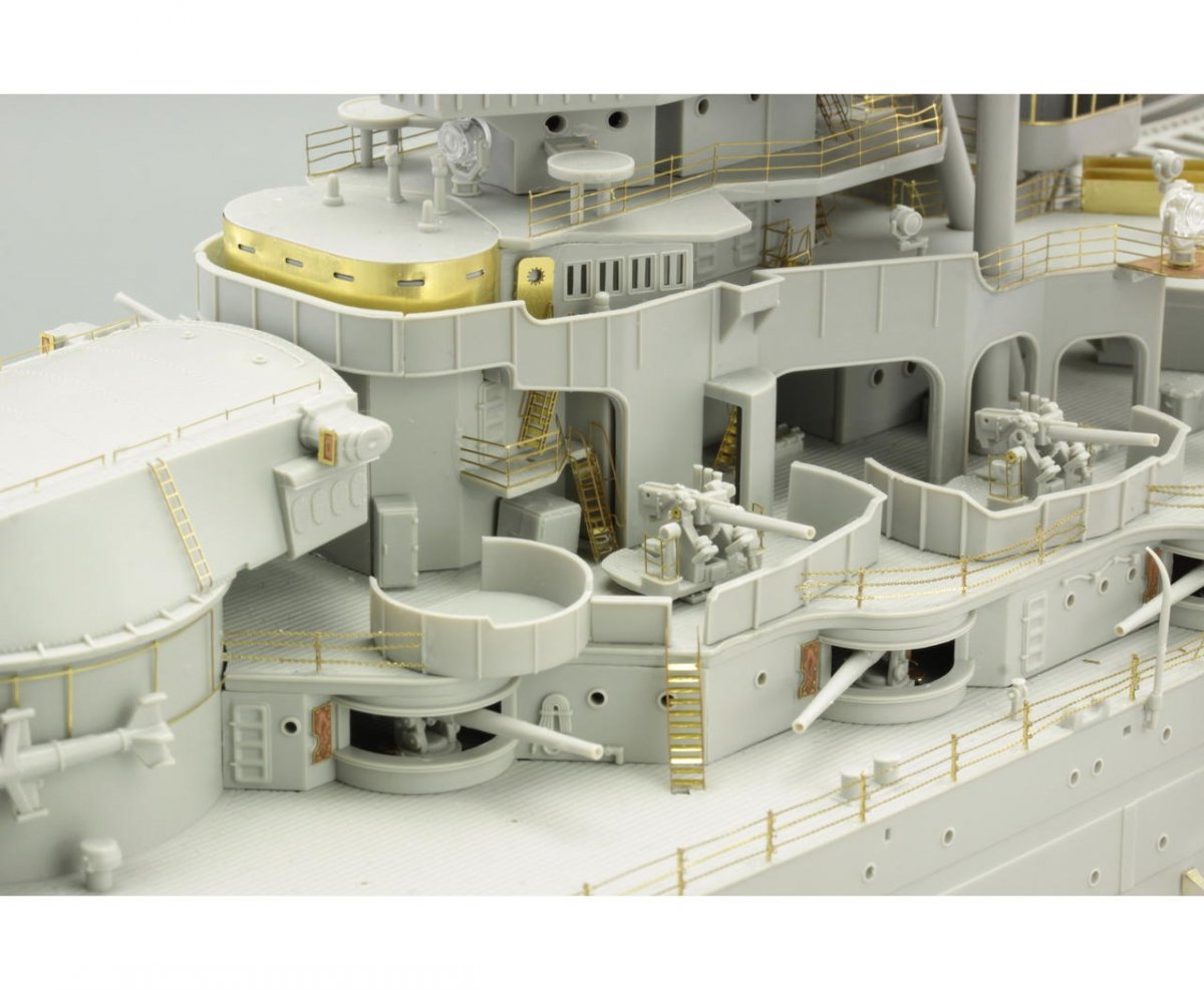 Eduard 53112 USS Arizona part 6 - superstructure TRUMPETER 1/200 – immagine 5