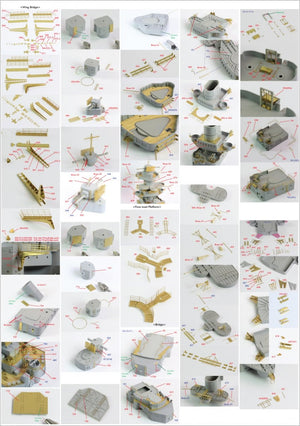 Pontos 22001F2 BISMARCK 1941 Detail Up Set Basic Ver.2 1/200 – imagen 23