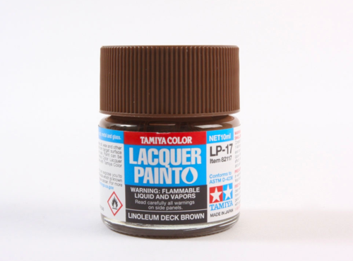 Tamiya 82117 LP-17 Linoleum deck brown 10ml – zdjęcie 3