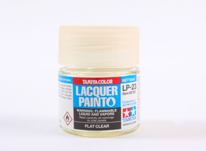 Tamiya 82123 LP-23 Flat clear 10ml – immagine 3