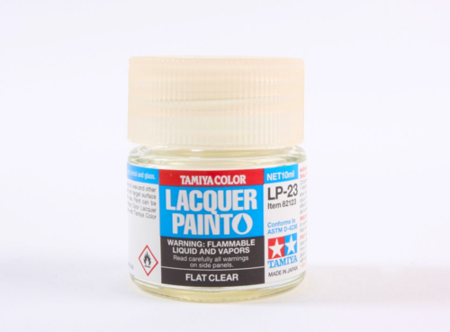 Tamiya 82123 LP-23 Flat clear 10ml – immagine 3