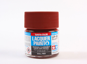 Tamiya 82118 LP-18 Dull red 10ml – immagine 3