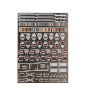 MK1 Design MS-20017 USS BB-39 ARIZONA PLUS PACK 1/200 – imagen 30