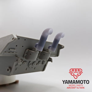 Yamamoto YMP3503 Zestaw tłumików Flammvernichter do Tiger II/E-50/E-75 Typ 2 1/35 – imagen 2