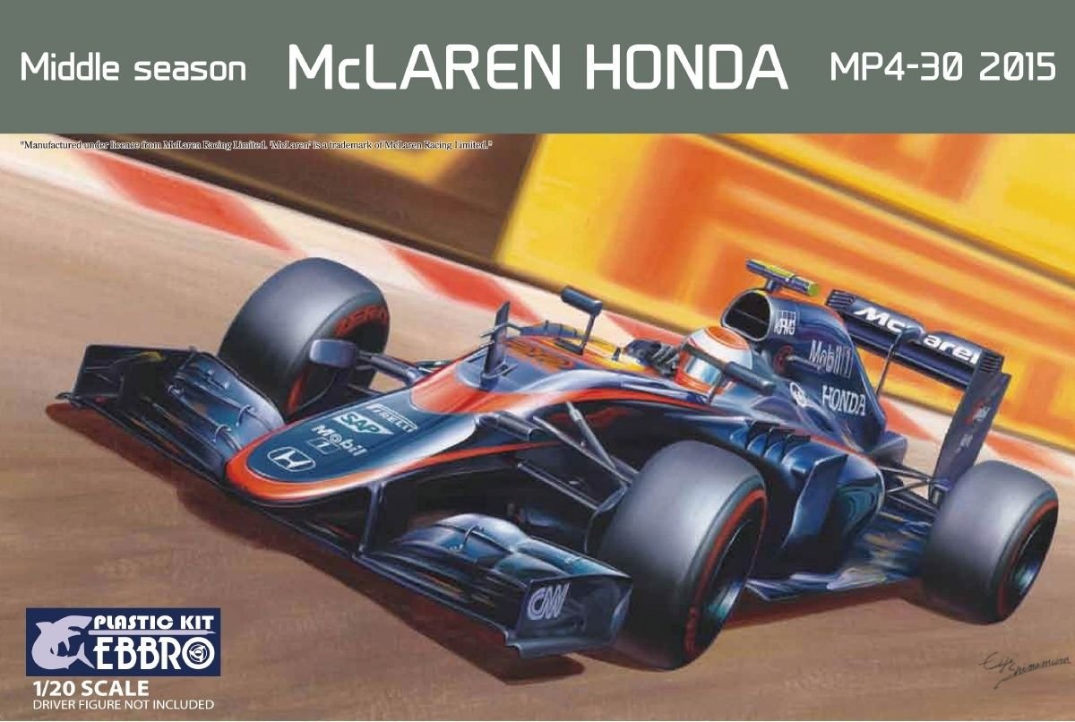Ebbro 20014 McLAREN HONDA MP4-30 2015 Middle 1/20