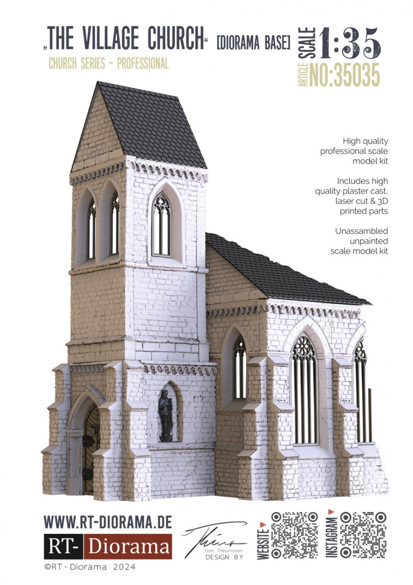 RT-Diorama 35035 L&amp;#39;église du village 1/35