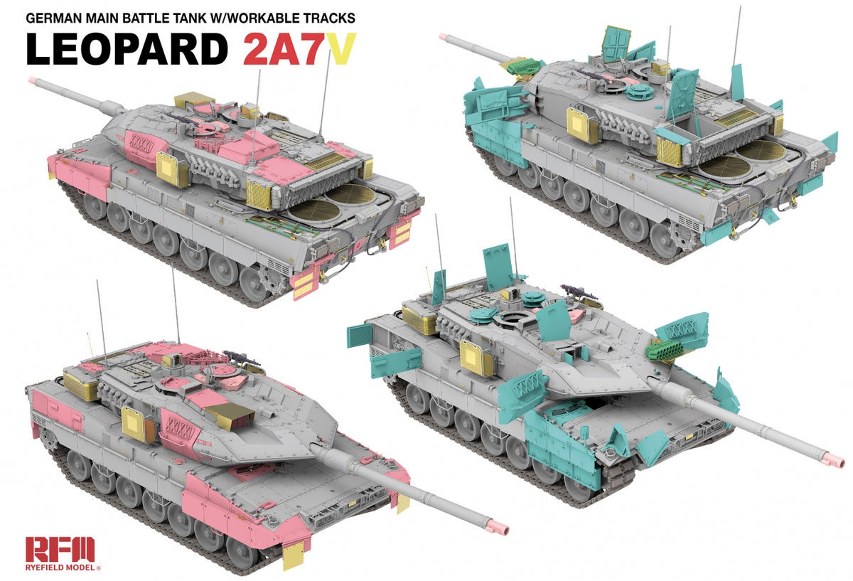 Rye Field Model 5109 Leopard 2A7V 1/35 – imagen 5