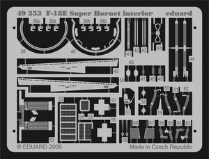 Eduard 49353 F-18E interior 1/48 Hasegawa – imagen 2
