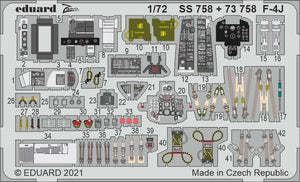 Eduard 73758 F-4J FINE MOLDS 1/72 – immagine 2
