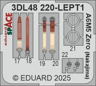 Eduard 3DL48220 A6M5 Zero (Nakajima) SPACE EDUARD 1/48 – immagine 4