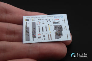 Quinta Studio QD48089 Me-262A 3D-Printed &amp;amp; coloured Interior on decal paper (for HobbyBoss kit) 1/48 – Bild 4