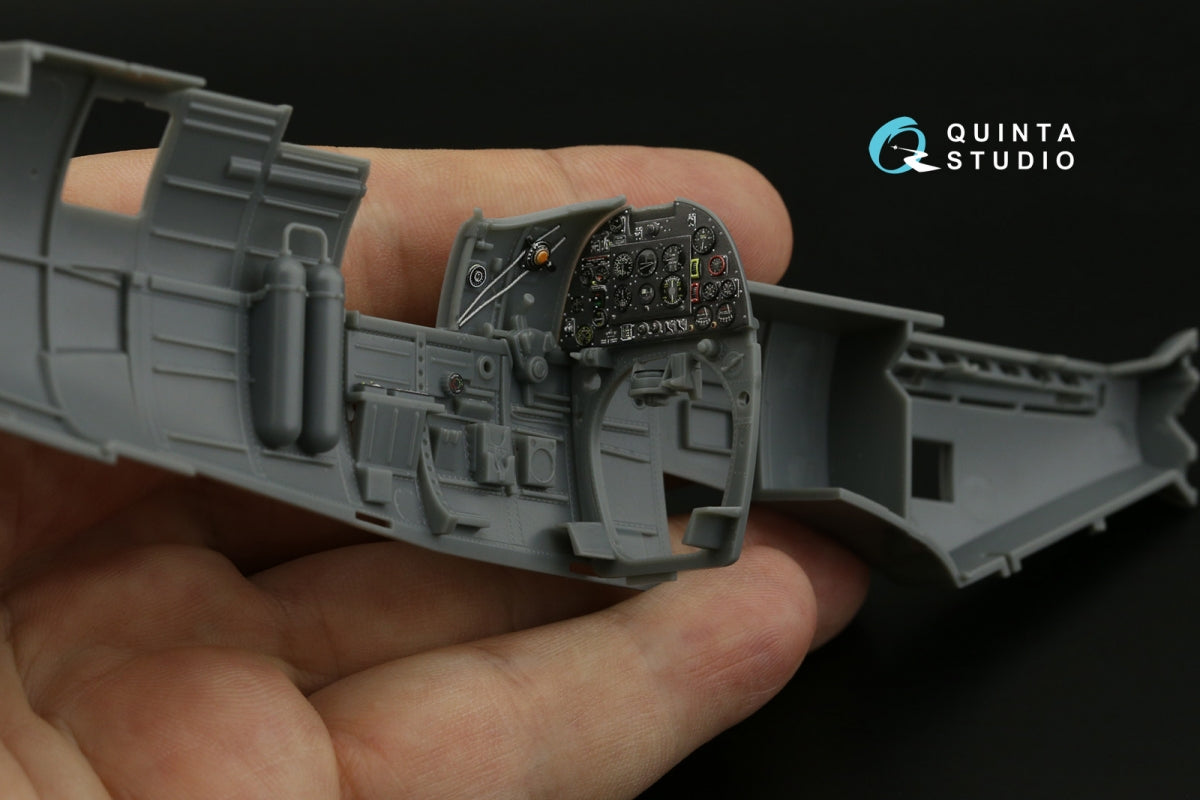 Quinta Studio QD32192 Spitfire Mk.1 (Mid) 3D-Printed &amp;amp; coloured Interior on decal paper (Kotare) 1/32 – imagen 6