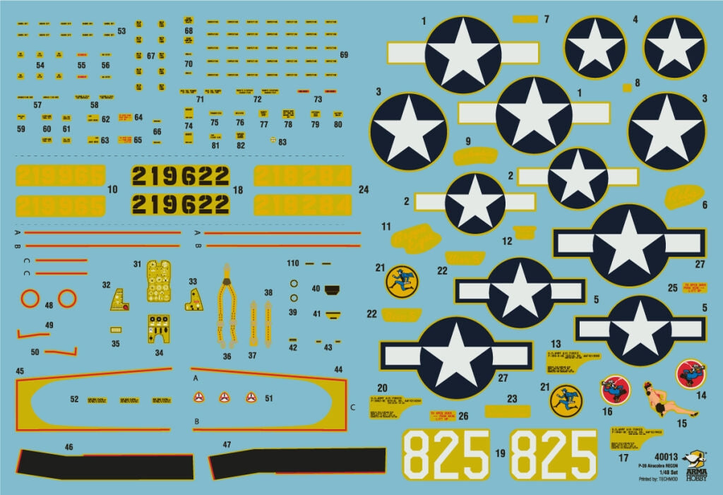 Arma Hobby 40013 P-39 Airacobra RECON 1/48 – immagine 10