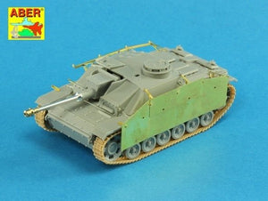 Aber 72L-53 Lufa do niemieckich dział pancernych StuG.III, Ausf.G wersja wczesna / German StuK.40 L/48 7,5 cm Barrel early model muzzle brake for StuG. III Ausf.F/8 and StuG. III Ausf.G early 1/72 – Bild 8