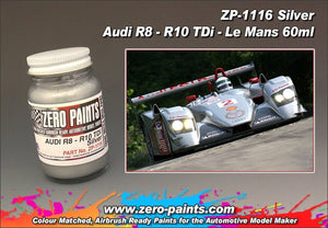 Zero Paints ZP-1116 Audi R8-R10 TDi Silver Le Mans Paint 60ml – immagine 3