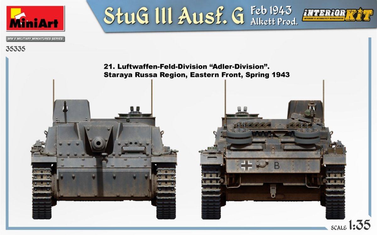 MiniArt 35335 StuG III Ausf. G Feb 1943 Alkett Prod. INTERIOR KIT 1/35 – immagine 6
