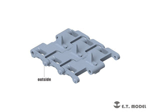 ET Model P35-037 WWII US ARMY M24 CHAFFEE Char léger Chenille fonctionnelle (Impression 3D) 1/35 – image 3