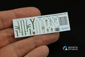 Quinta Studio QR48011 C-2 seat for F-104 family ( Kinetic ) 1/48 – immagine 8