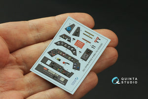 Quinta Studio QD32221 FW 190A-4 3D-Printed coloured Interior on decal paper (Zoukei Mura SWS) 1/32 – imagen 3