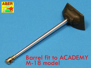 Aber 35L-137 U.S 76 mm M1A2 barrel with muzzle brake for Sherman M4 &amp;amp; M-18 Hellcat 1/35 – imagen 4