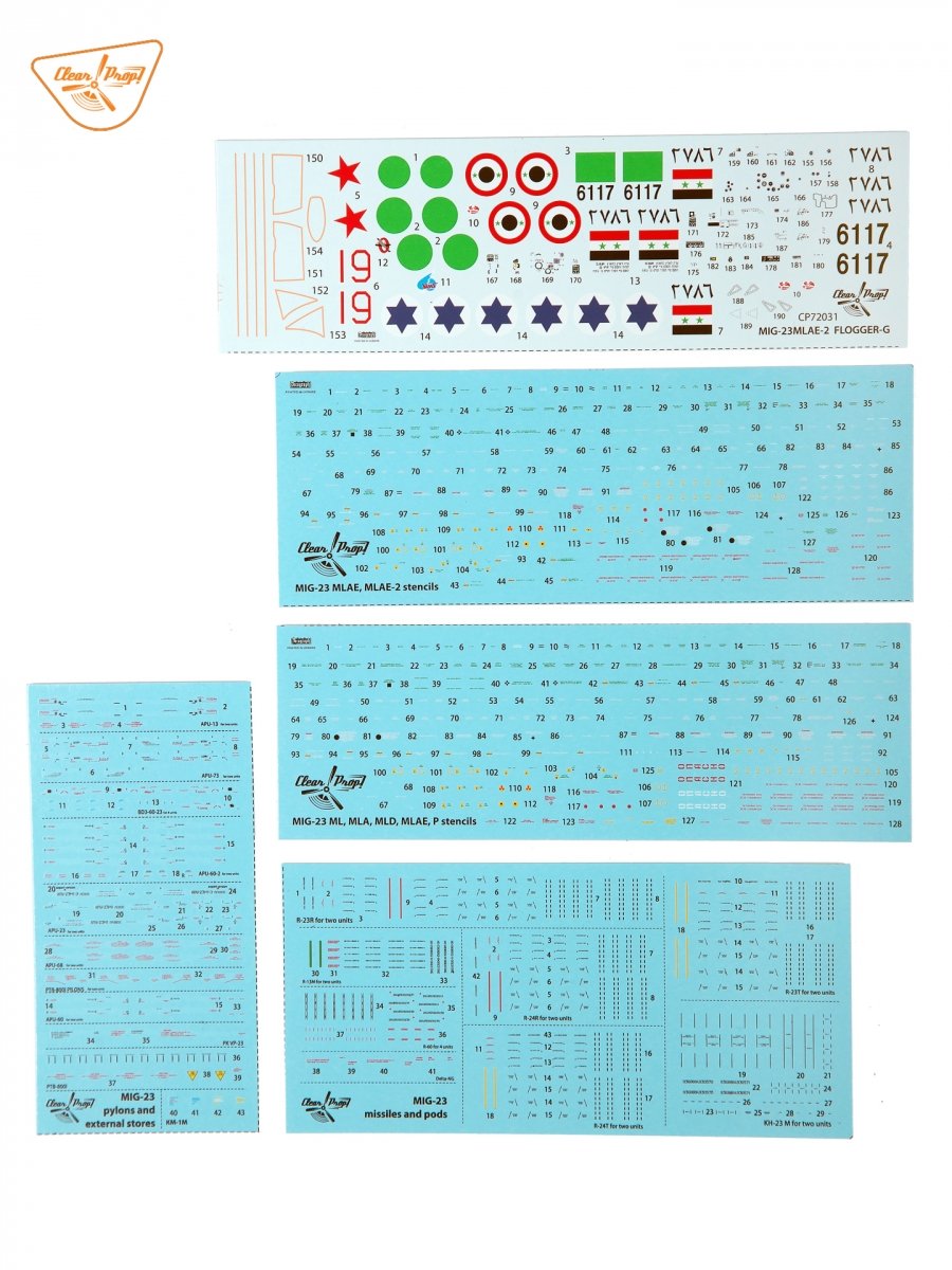 Clear Prop! CP72031 MiG-23MLAE-2 Flogger-G EXPERT KIT 1/72 – Bild 4