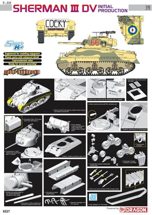 Cyber Hobby 6527 Sherman III DV Initial Production 1/35