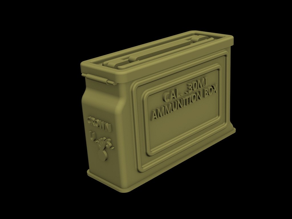 Panzer Art RE35-393 US ammo boxes for 0,3 ammo (metal pattern) 1/35 – immagine 3