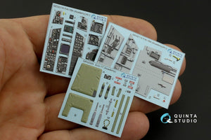 Quinta Studio QD32110 F/A-18A 3D-Printed &amp;amp; coloured Interior on decal paper (Academy) 1/32 – zdjęcie 2