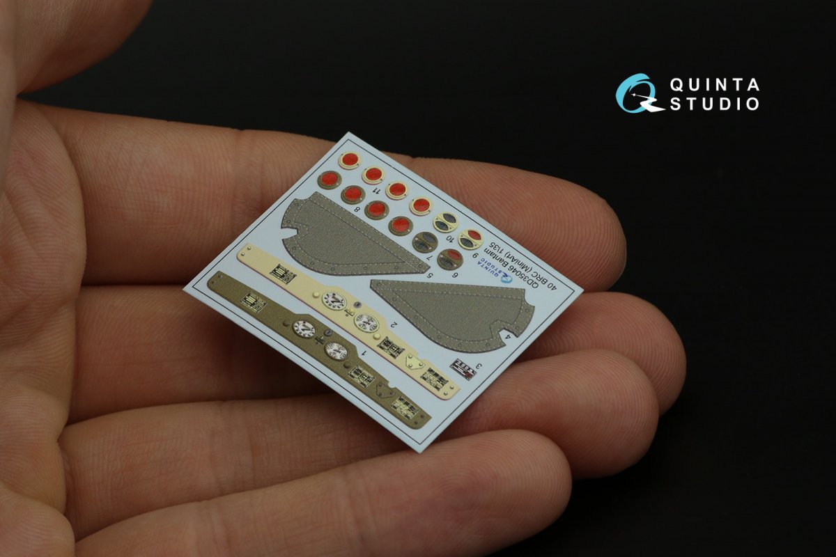 Quinta Studio QD35046 Bantam 40 BRC 3D-Printed &amp;amp; coloured Interior on decal paper ( Mini Art ) 1/35 – imagen 7